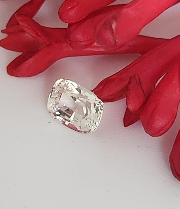 White Sapphire Raw Stone